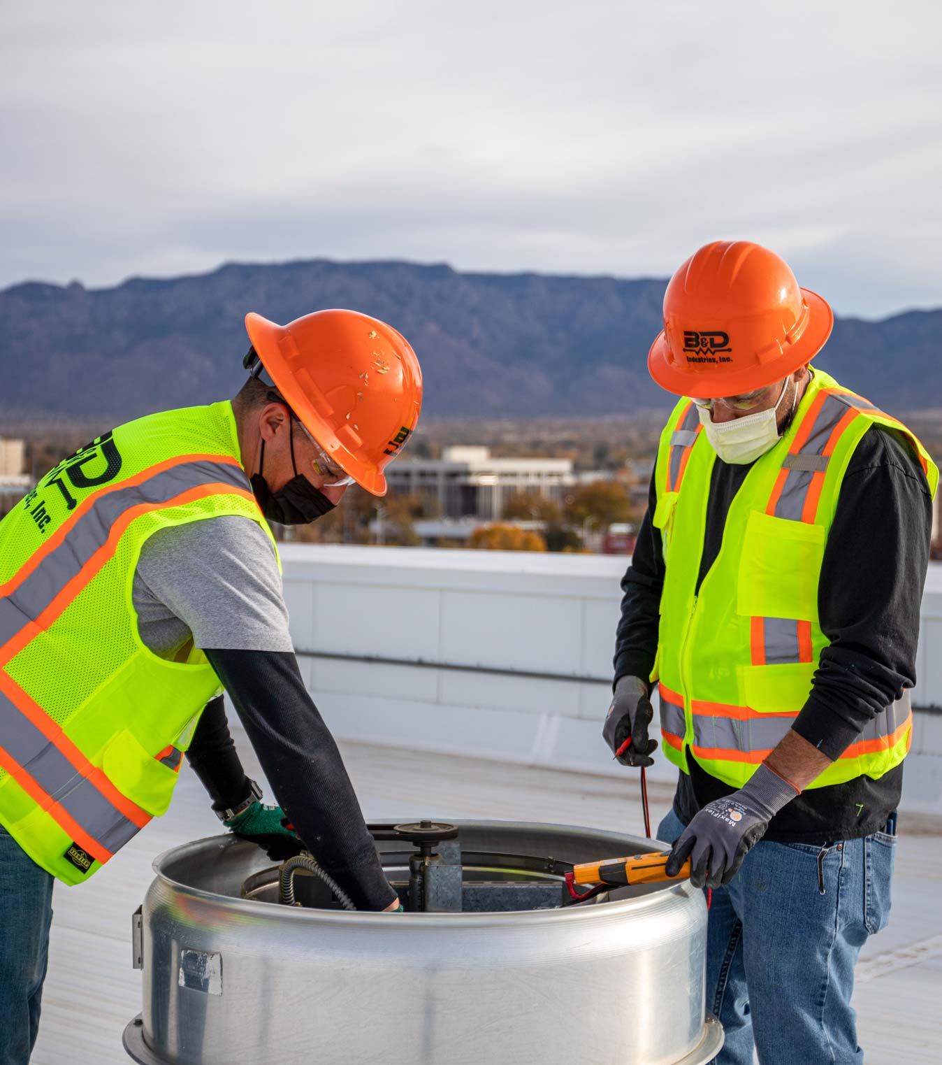 B&D Industries techs